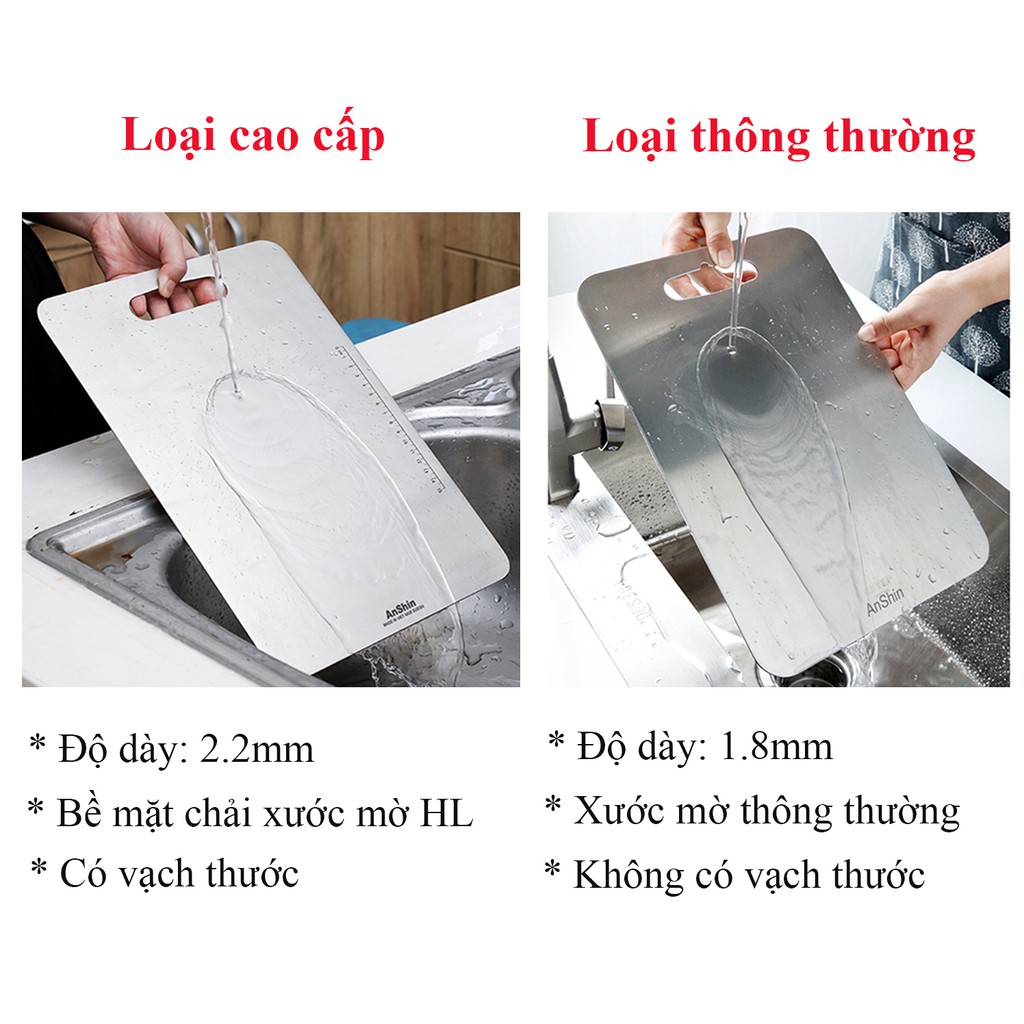 THỚT INOX  SIÊU BỀN - KHÁNG KHUẨN - CƯỜNG LỰC - CHỐNG ẨM MỐC – Không han gỉ