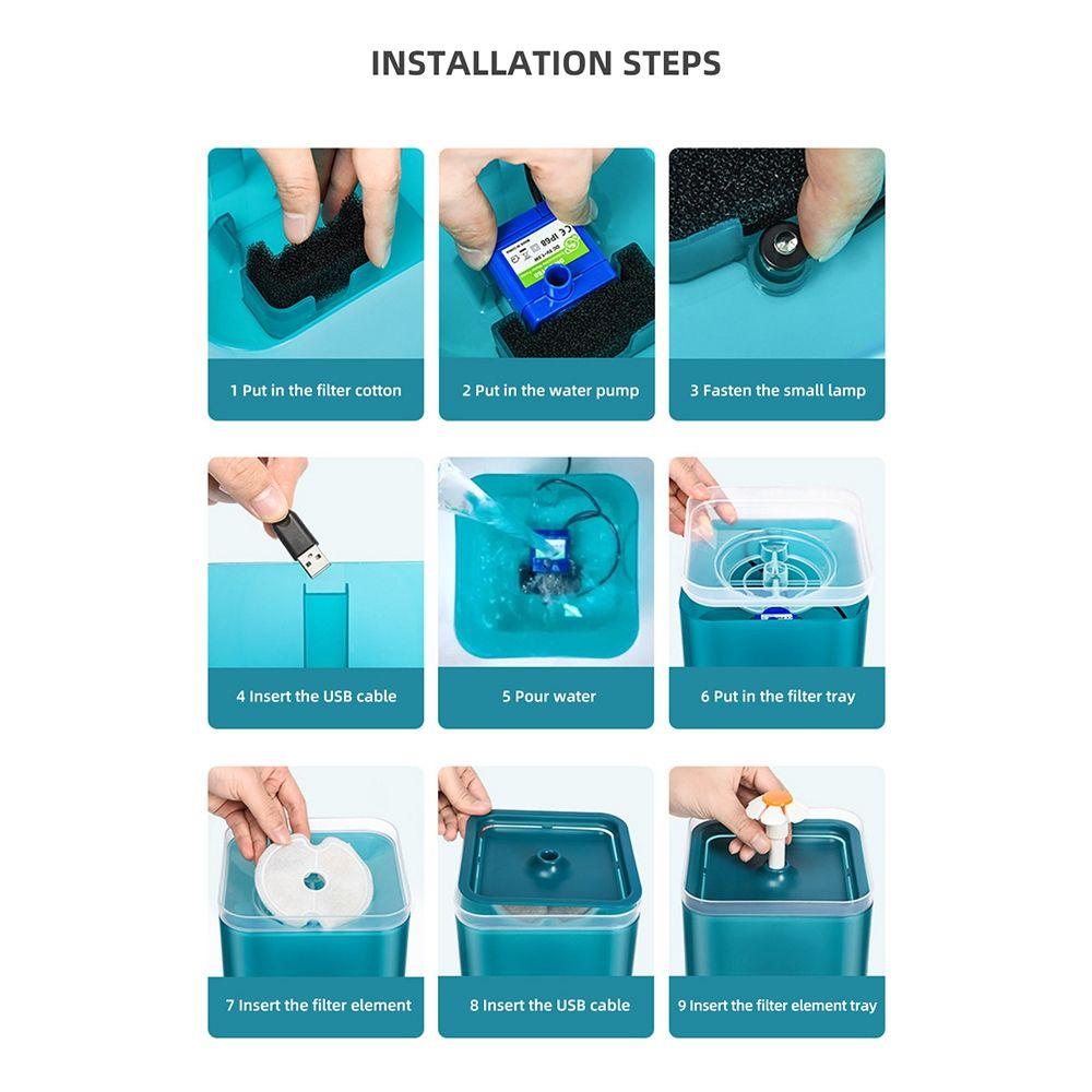 Máy Uống Nước Tự Động Sạc USB Cho Mèo Cưng