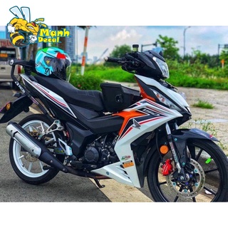 Ten rời xe winner 2018 dán xe trắng