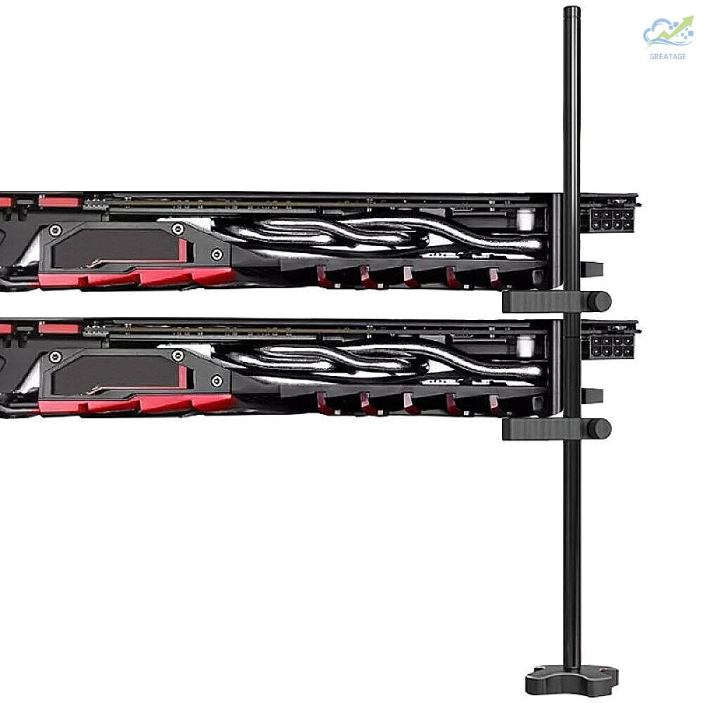 Mới Giá Đỡ Đứng Bằng Nhôm Cho Card Đồ Họa Gm962 Đen