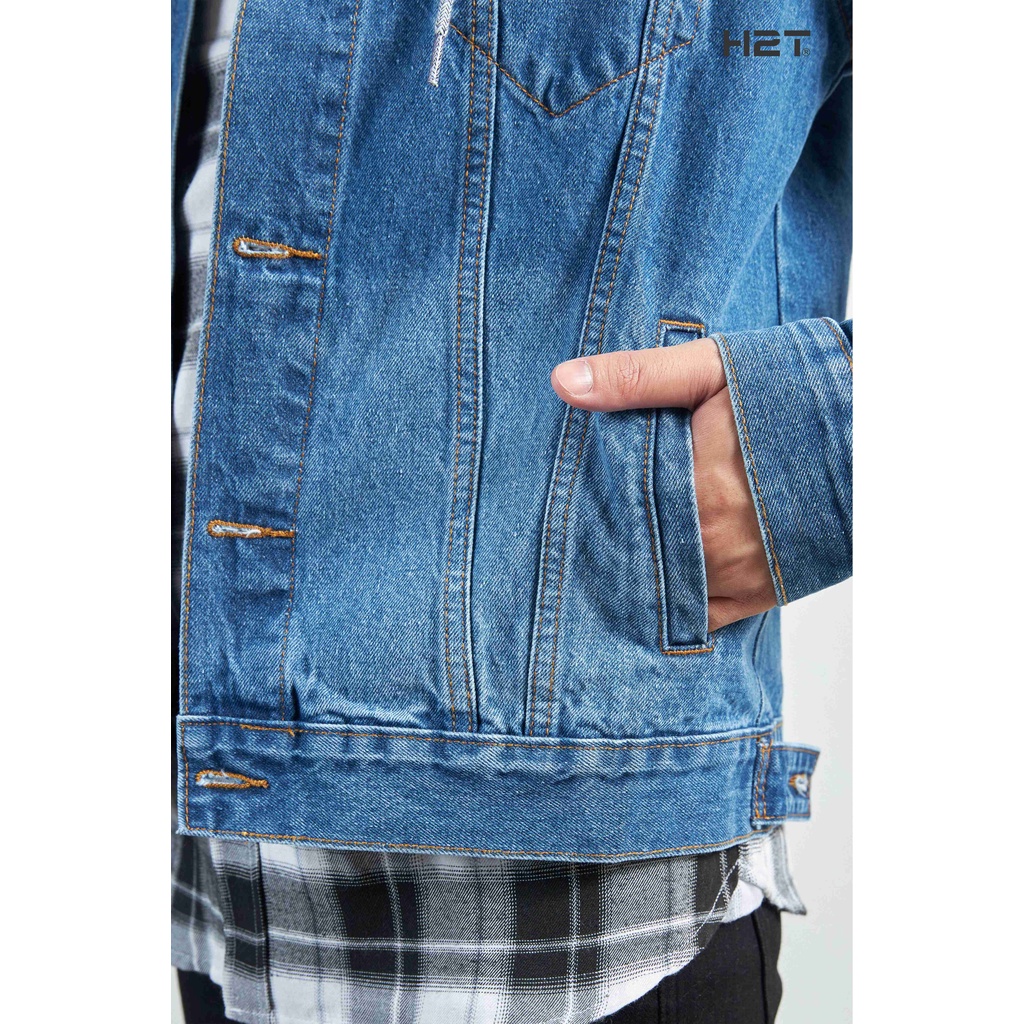 Áo Khoác Jeans Có Mũ H2T Simwood Denim Art Change Everything 1255