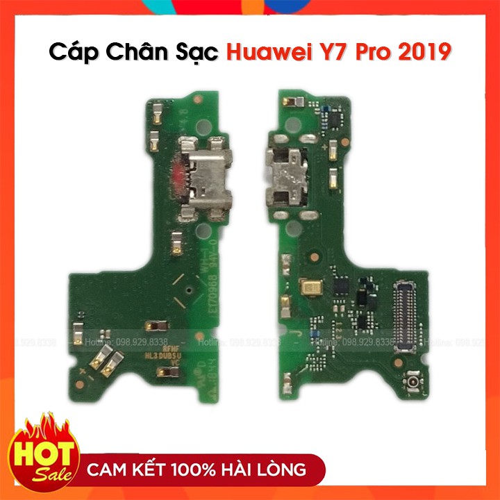 Cáp Chân Sạc Huawei Y7 Pro 2019 Zin Bóc Máy