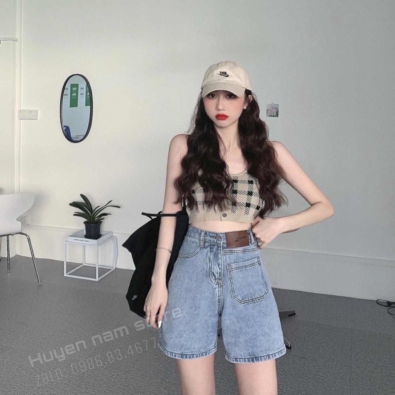 Quần bò ngố túi lệch _kèm ảnh thật 9015