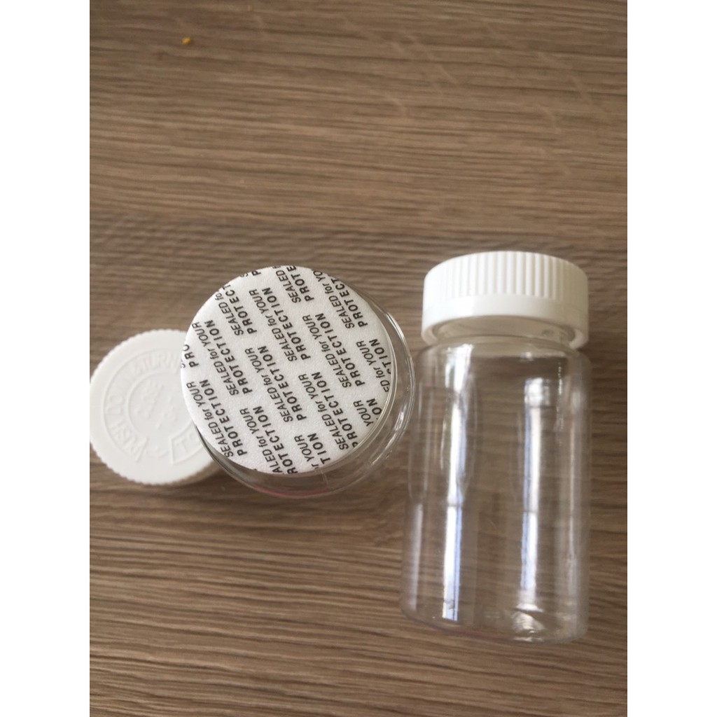 Bán lẻ chai lọ dược phẩm 100ml pet trắng