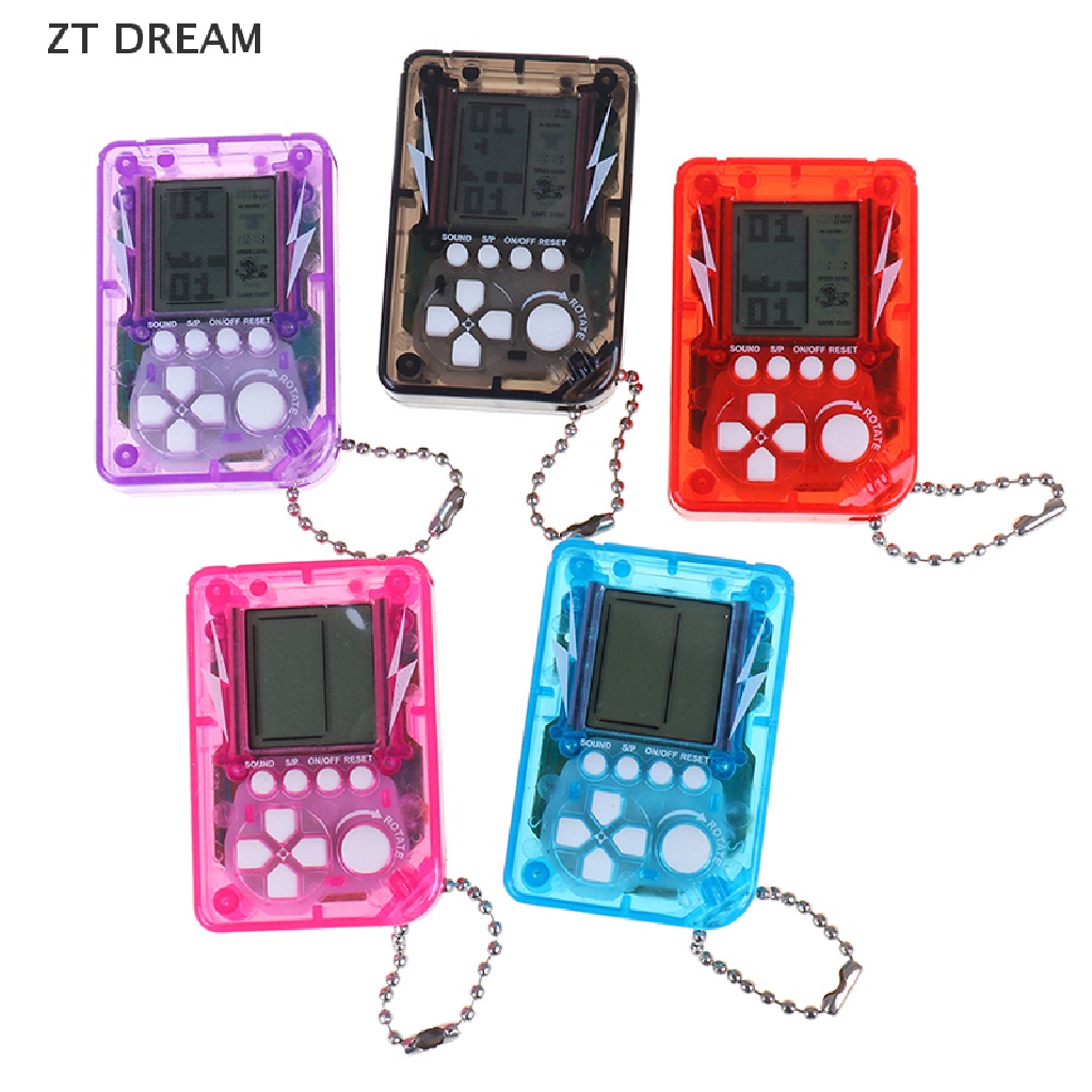 ZTD Mini Classic Game Machine Handheld Nostalgic Brick Game Console With Keychain 07
