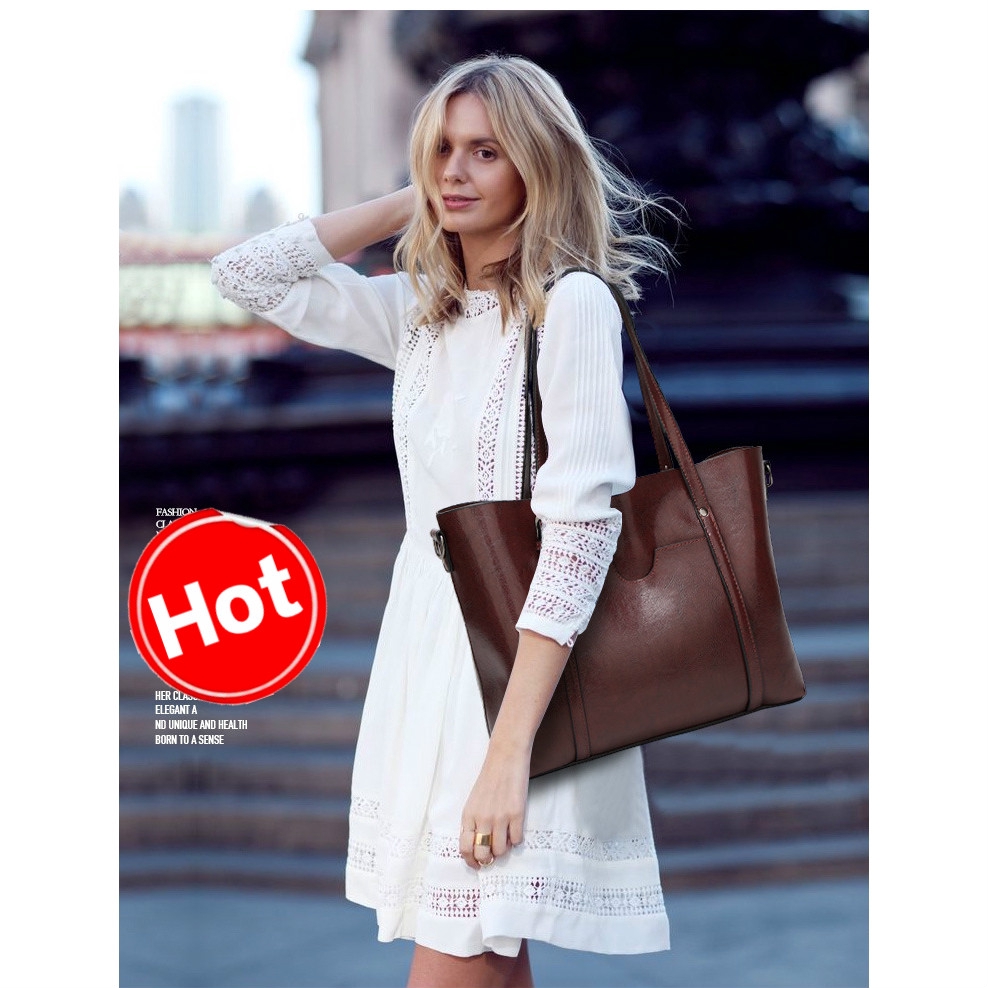 VERSDO Ready Stock Fashion Women Leather Handbags Luxury Women Shoulder Bags 4.6