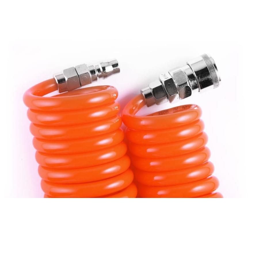 Dây hơi PU khí nén xoắn 5 x 8mm Luxtop, chính hãng 6m ,9m, 12m , 15m