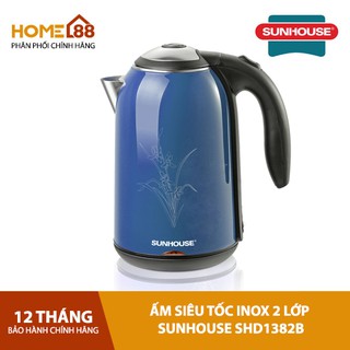 Ấm siêu tốc cao cấp Sunhouse SHD1382 chính hãng giá tốt màu xanh
