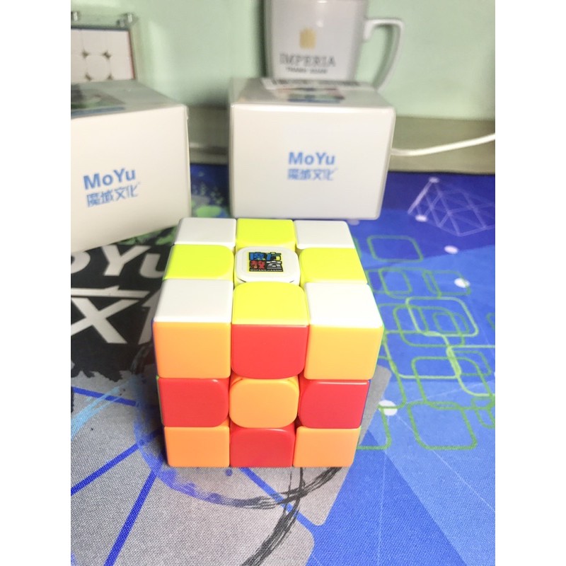 [RUBIK HOT] Rubik 3x3 Moyu weilong MF3 RS3M bản có nam châm - Rubik Moyu giá rẻ