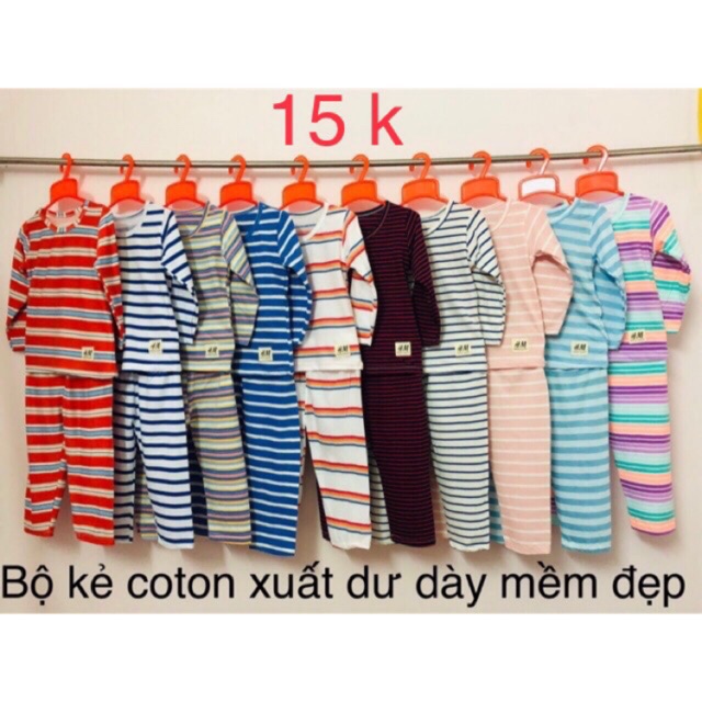 Set 5 bộ kẻ dài tay 7-16 kg giá từ 15 k