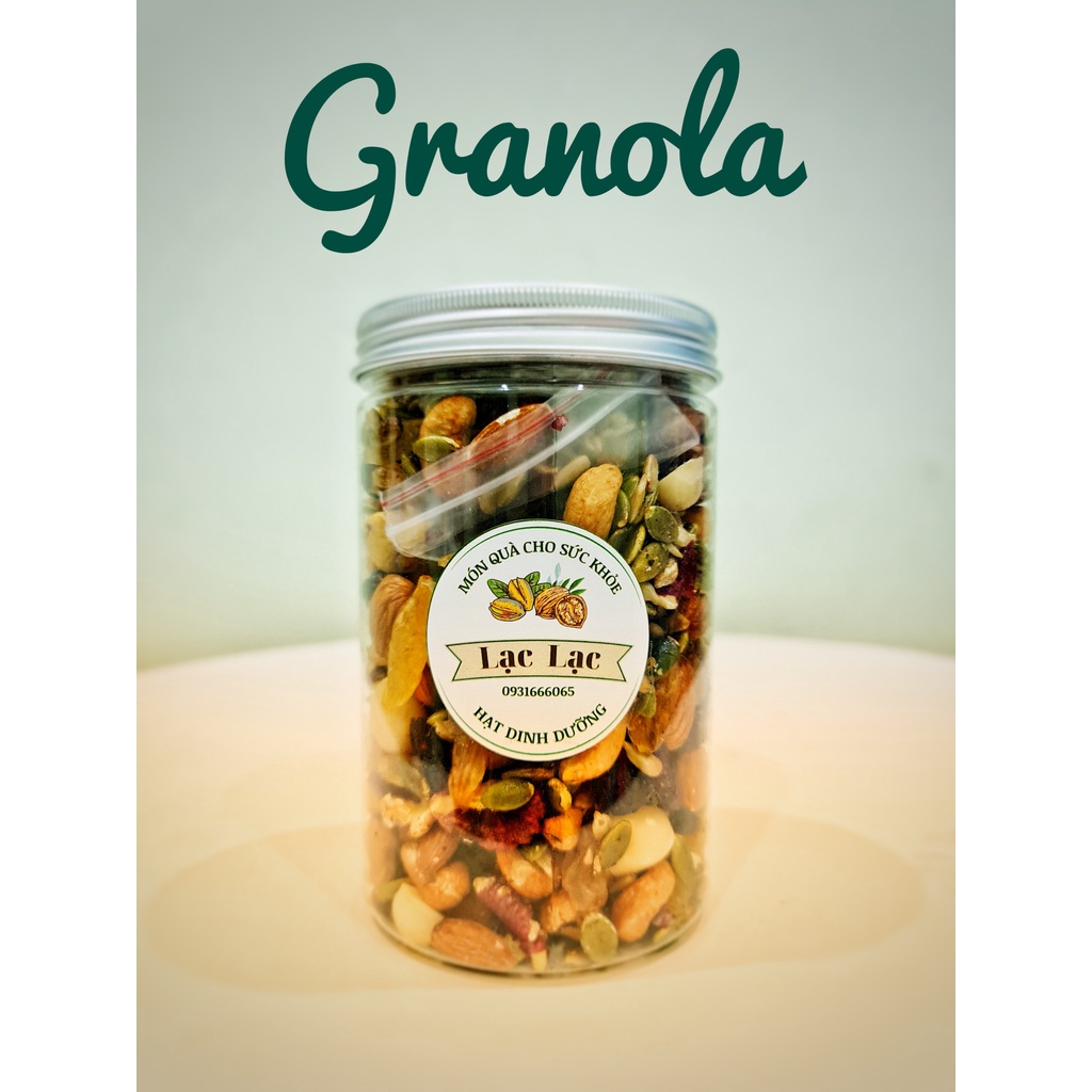 Granola siêu hạt vị mật ong