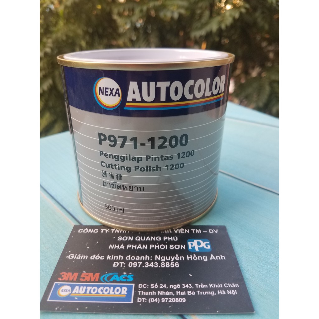 P971-1200 Xi đánh bóng Nexa Autocolor 1200 loại 2.5L, pas đánh bóng đèn xe, pas Autocolor, pat 1200 SONQUANGPHU422