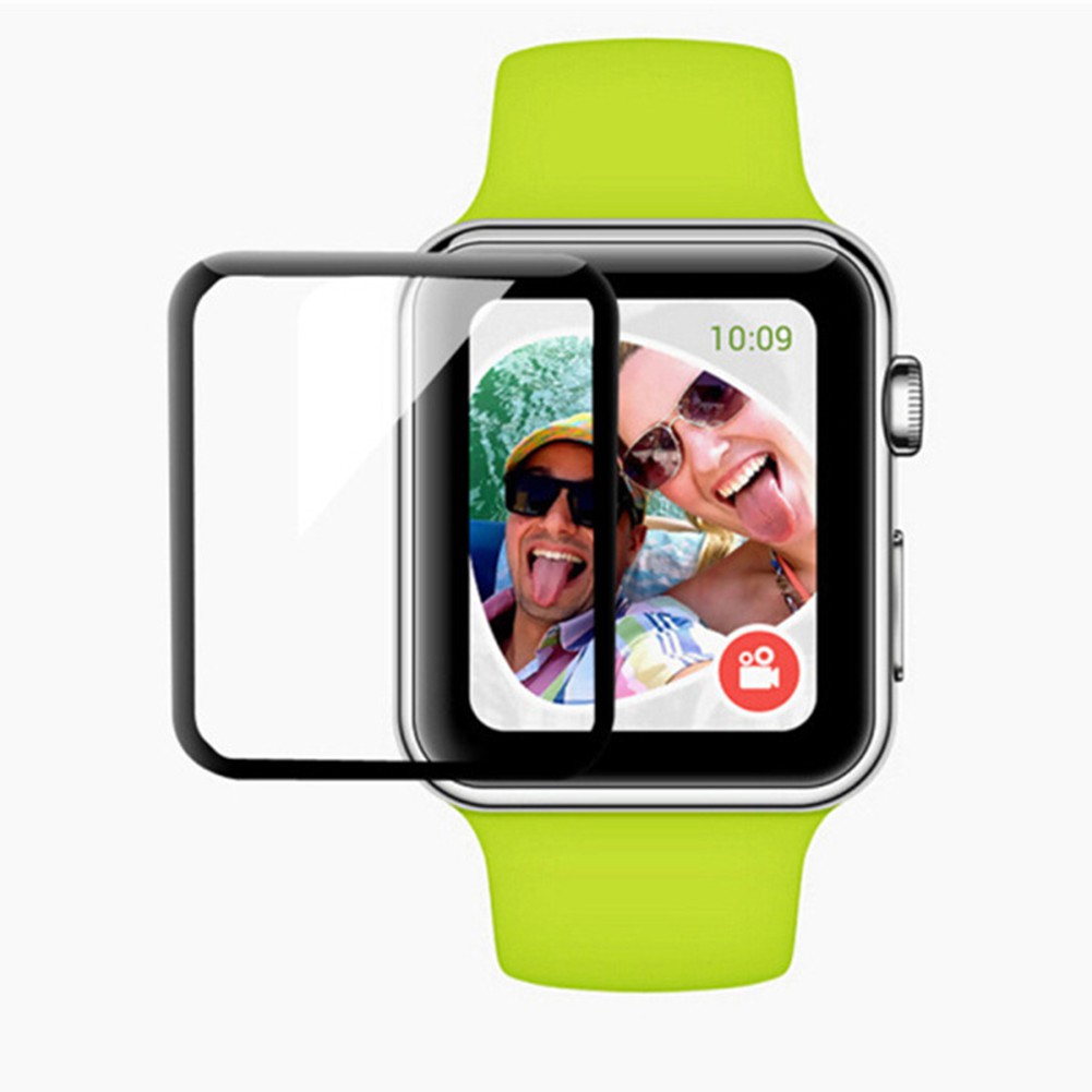 Kính cường lực toàn màn hình cho đồng hồ thông minh Apple Watch 38mm 42mm