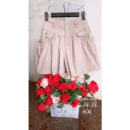 Quần váy chất kaki