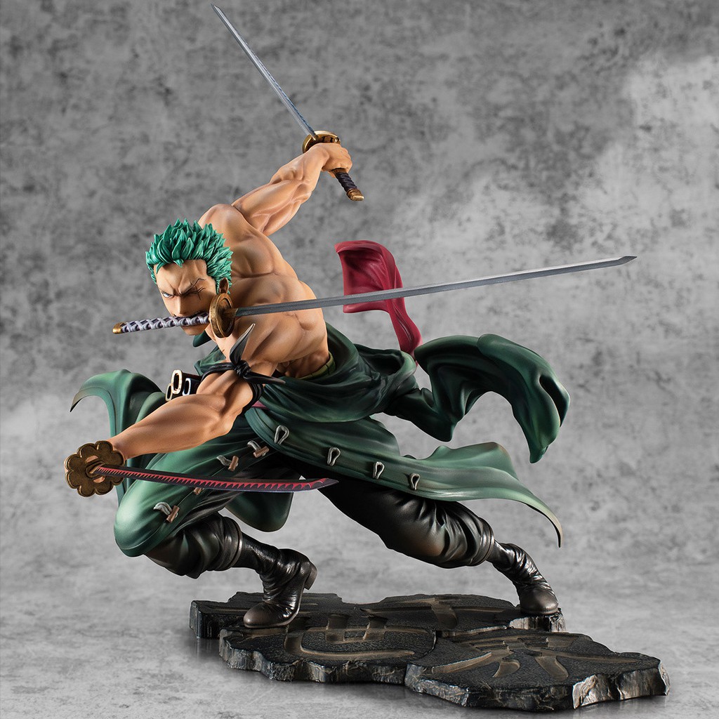 Megahouse Onepiece Portrait of Pirates Sa-Max Roronoa Zoro (San Zen Version) PVC Figure