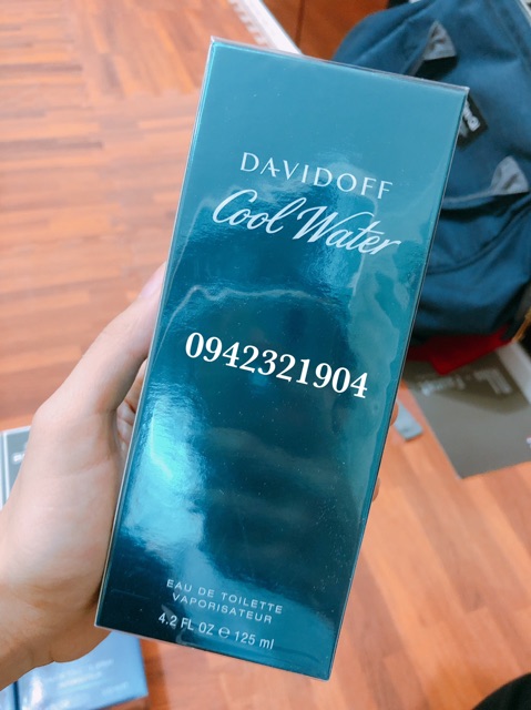 Nước hoa Davidoff Cool Water 125ml EDT Spray / chuẩn authentic