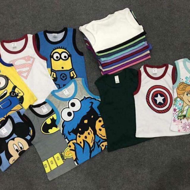 Sét 5 áo ba lỗ cho bé