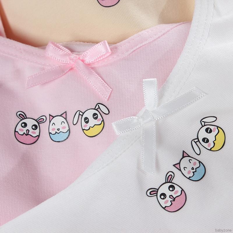 Quần Lót Cotton Mềm Không Đường May In Họa Tiết Hoạt Hình Xinh Xắn