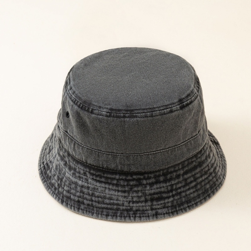 Nón Bucket Chất Liệu Cotton Màu Trơn Chống Nắng Thời Trang Mùa Hè Cho Nam Và Nữ