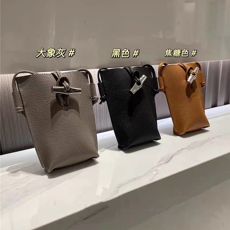 Túi Đeo Vai Đựng Điện Thoại Bằng Tre Da Bò Phong Cách Mới Kèm Hộp Đựng Dành Cho Bạn Nữ 77220521