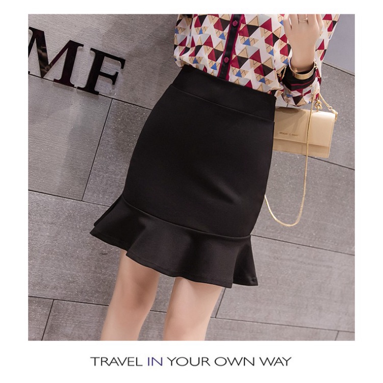 Chân váy công sở váy đuôi cá bigsize CRDCV37 màu đen dài 48cm  pyenstore