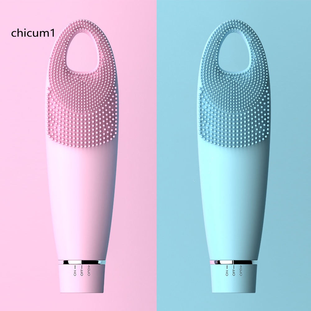 [Hàng mới về] Máy rửa mặt mát xa làm sạch sâu bằng silicon chống nước