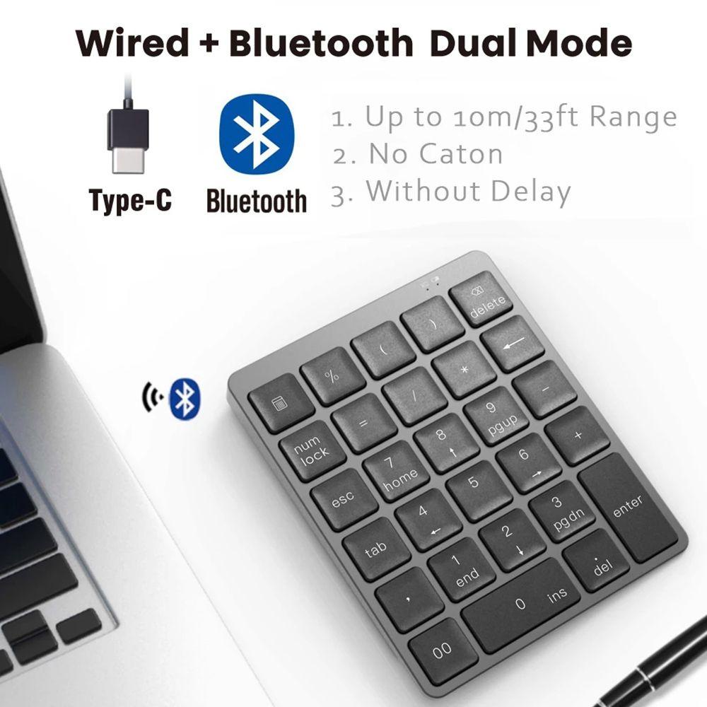 MAG Bàn Phím Không Dây HUB USB Bằng Hợp Kim Nhôm