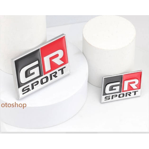 Tem chữ logo GR SPORT dán trang trí xe ô tô
