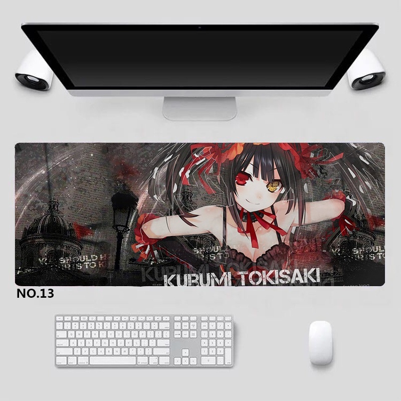 Tấm Lót Chuột Cỡ Lớn In Hình Nhân Vật Tokisaki Kurumi Trong Date A Live