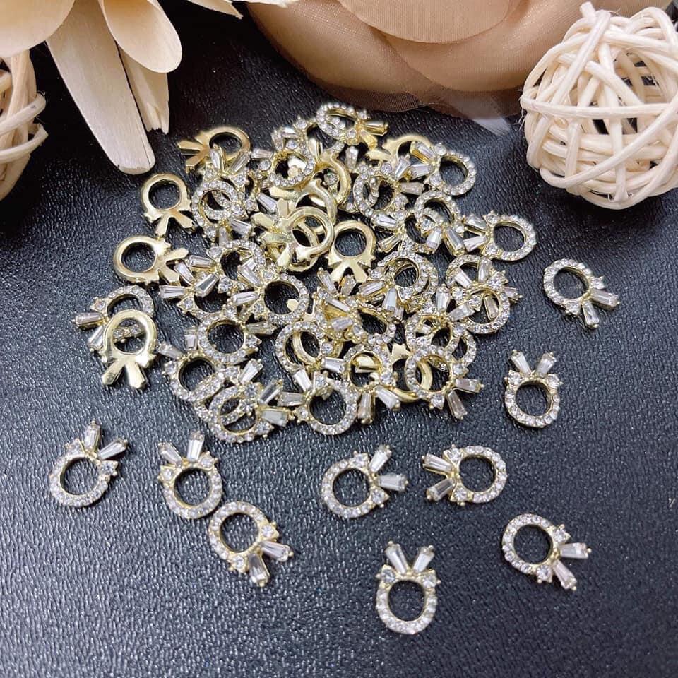 Charm nail gắn móng, charm nhấn mã 26