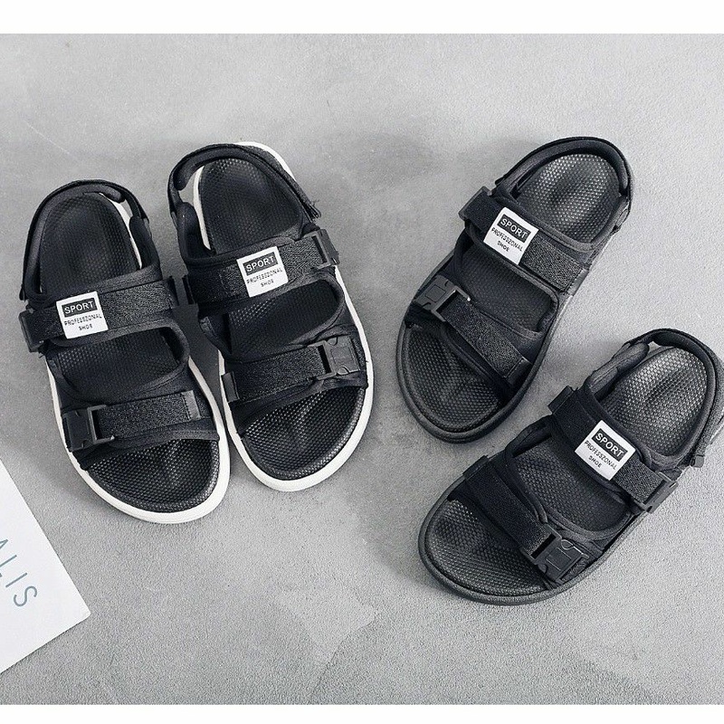 Giày sandal sinh viên 2021 (2 quai - khóa khuy) - HÀNG XỊN GIÁ GỐC