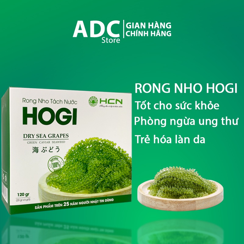 Rong Nho Tách Nước Chính Hãng Hogi - Rong Nho Giàu Dinh Dưỡng Tốt Cho Sức Khỏe - Ăn Vặt Nana