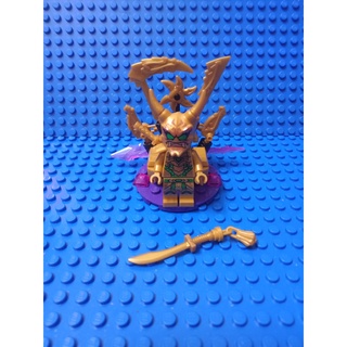 Đồ chơi mô hình lắp ráp Iego nhân vật Ninjago Golden Oni Lloyd + Bệ 71774