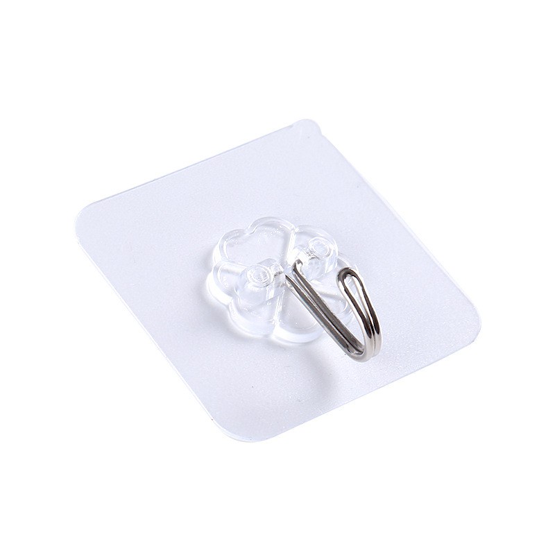 Combo 10 Móc Dán Tường Siêu Dính Trong Suốt Chịu Lực Tốt Treo Tường Chắc Chắn