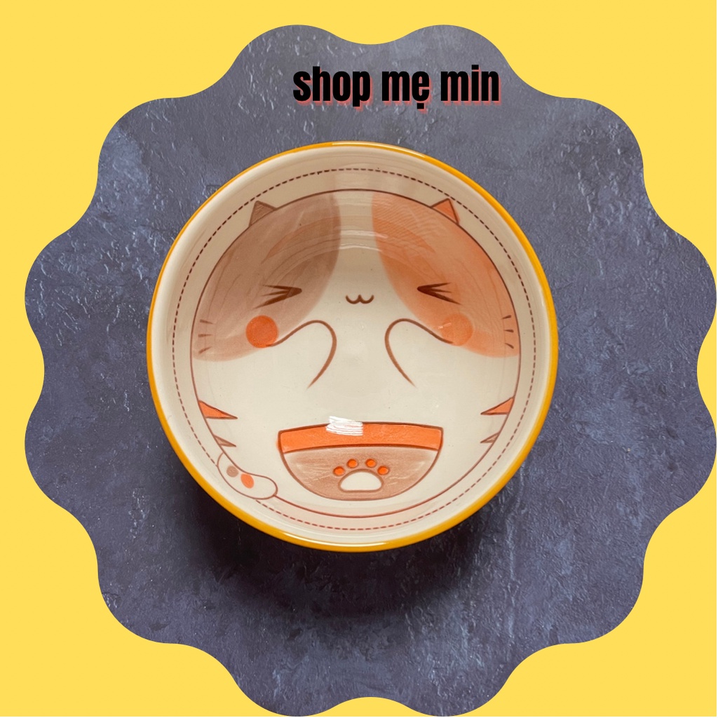 ￼Bát tròn sứ to ăn dặm cho bé, bát ăn cơm gia đình- ăn dặm kiểu nhật