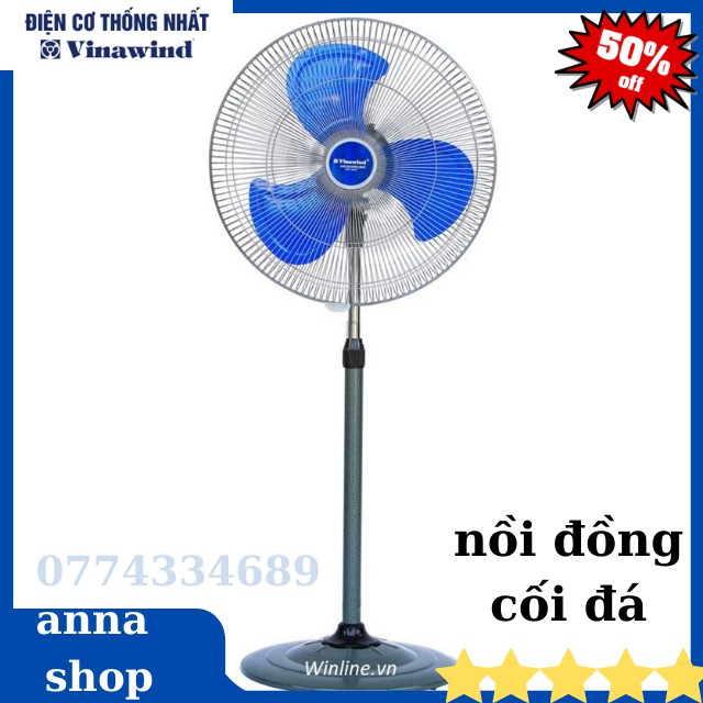 [ HÀNG CHÍNH HÃNG ] Quạt cây công nghiệp Vinawind QĐ-500 - Sải cánh 50cm, công suất 150W-Quạt chắc -khỏe -bền-bh 12thang