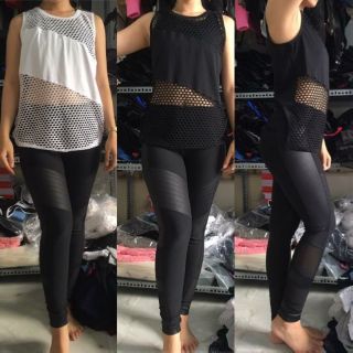 ÁO TANK TOP PHỐI LƯỚI XUẤT XỊN - 90DEGREE