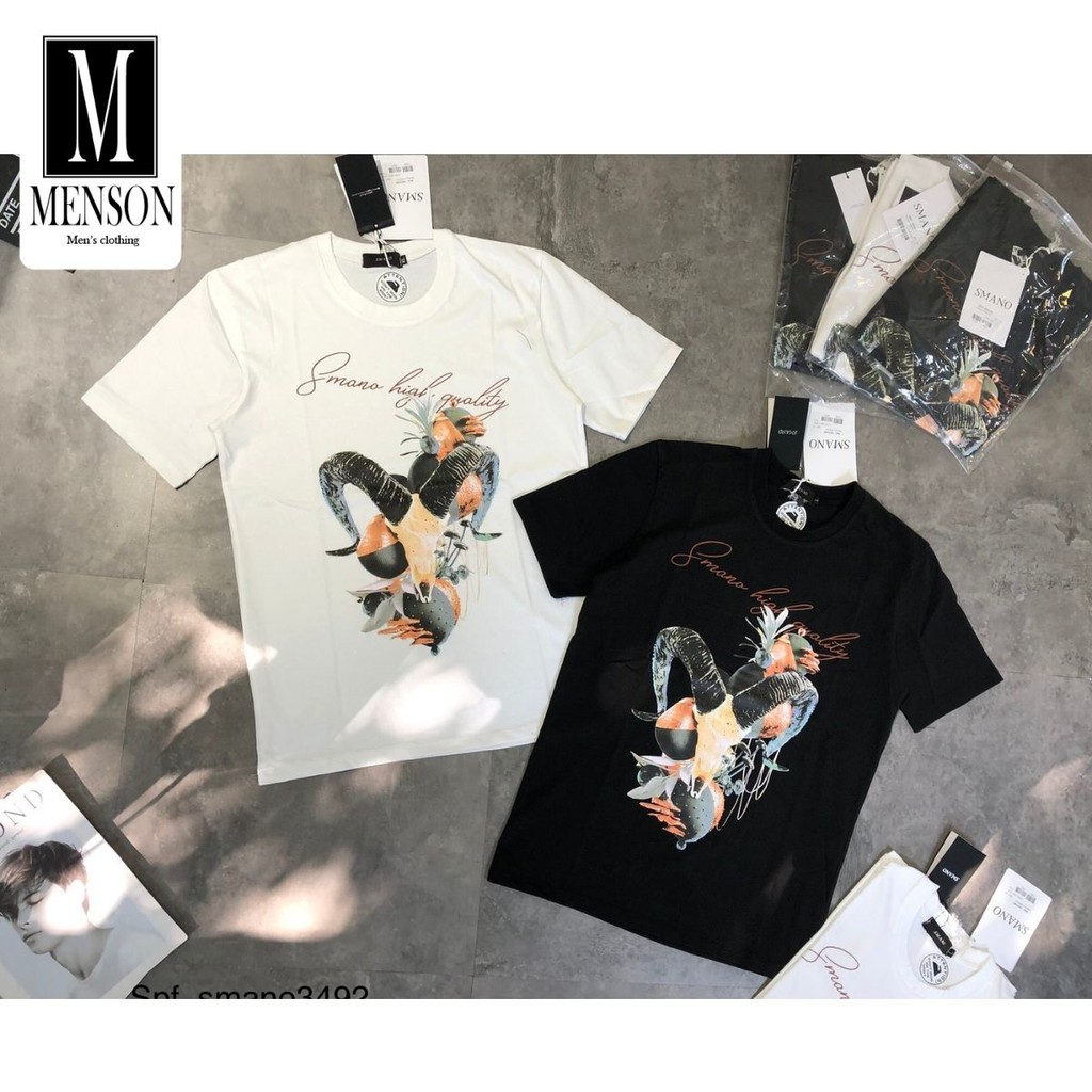 Áo phông T-Shirt nam nữ in hình 3D cute - Áo thun nam hàng hiệu cao cấp chất mát mùa hè MENSON M2009