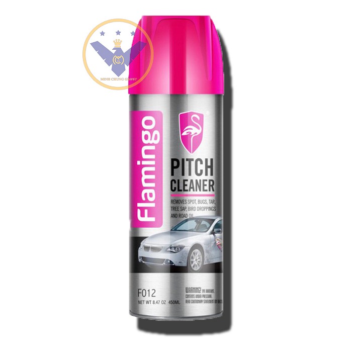 COMBO 2 chai tẩy nhựa đường, băng keo Flamingo Pitch Cleaner 450ml