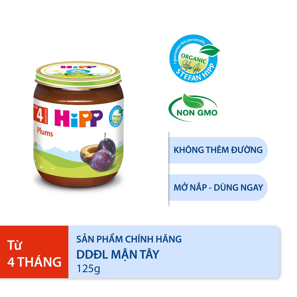 Combo ăn dặm HiPP Organic số 3: Phát triển thị giác