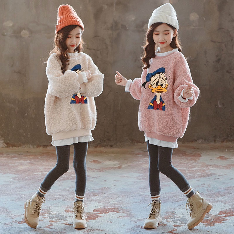 Áo len lông hoạ tiết thỏ tinh ngịch cho bé gái cho bé gái (18kg-45kg, 120-170cm) N00906
