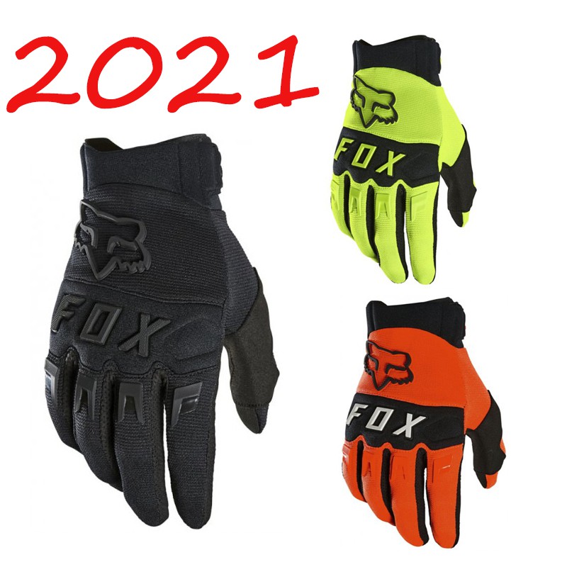 Găng tay lái xe mô tô đua chuyên dụng màu cam