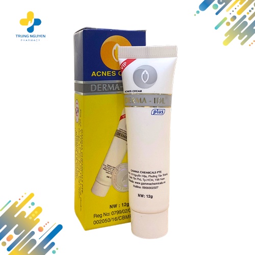 Kem bôi mụn Derma IdL - Giảm mụn, liền sẹo, thu nhỏ lỗ chân lông Tuýp 12g