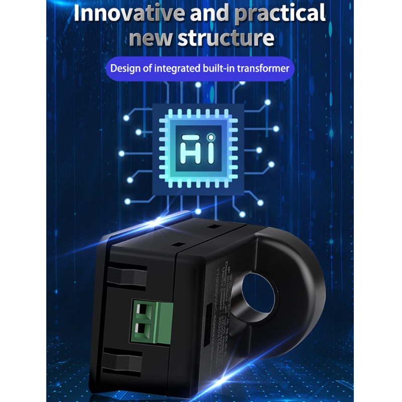 1 Đồng Hồ Đo Dòng Điện Kỹ Thuật Số AC 40-400V 100A