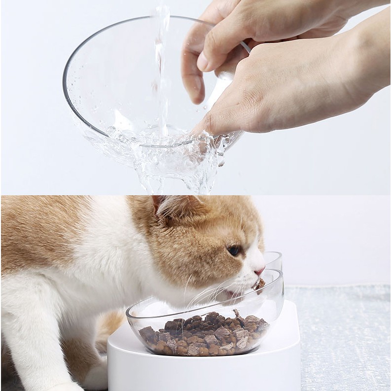 Xiaomi Youpin Tô đựng thức ăn một ngăn/ hai ngăn Petkit có thể điều chỉnh được tiện lợi dành cho thú cưng