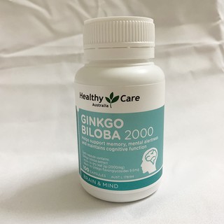 [CHUẨN ÚC] Bổ não Úc Healthy Care Ginkgo Biloba 2000mg 100 viên Giá Tốt Mẫu Mới Nhất - Date Xa