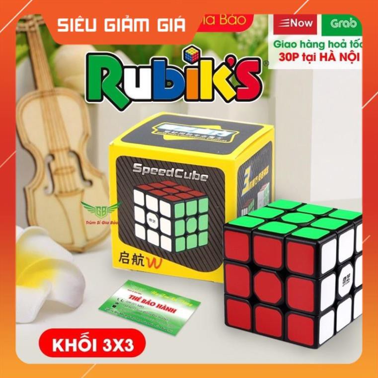 Siêu sale -  Rubik 3x3 Qiyi Sail W Rubic 3 Tầng Giá Rẻ Khối Lập Phương Ma Thuật Xoay Siêu Mượt , Lõi Cứng Cáp. .HCM