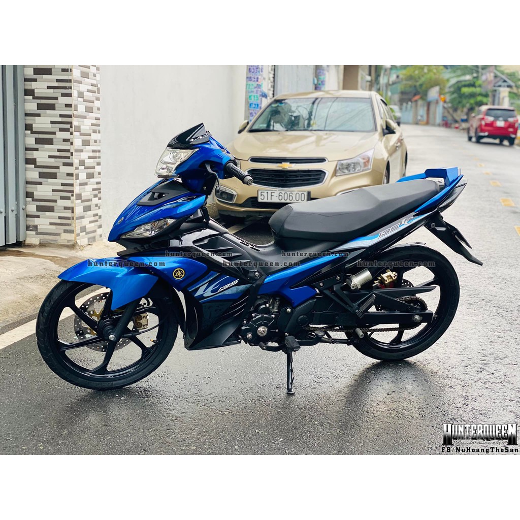 Tem rời Exciter 135 LC 2019 xanh đen, Decal chống nước, thiết kế theo yêu cầu