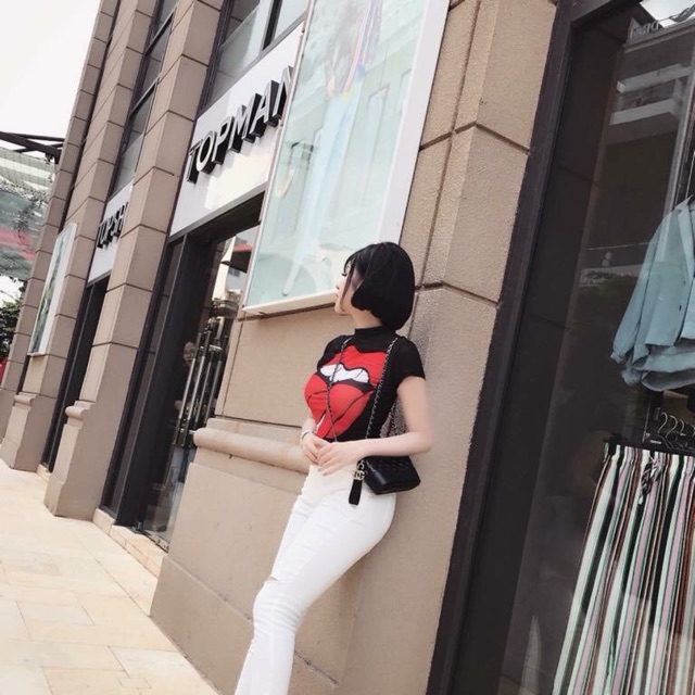 Áo môi bodysuit