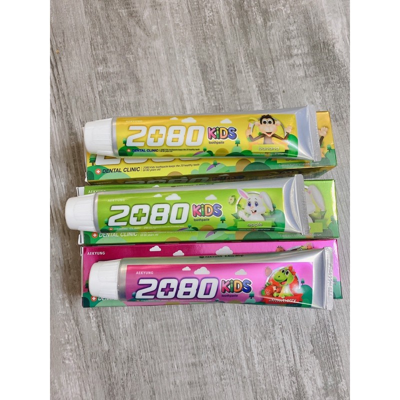 Kem đánh răng trẻ em cao cấp hàn quốc 2080KIDS